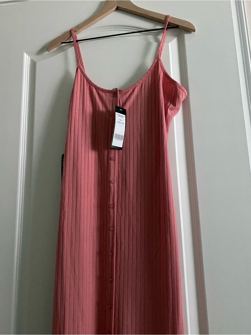 Bebe Button-Front Rib Midi Dress - Picture 6 of 6